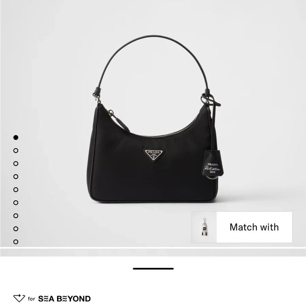 BRAND NEW Prada Mini Nylon Hobo - Picture 4 of 4